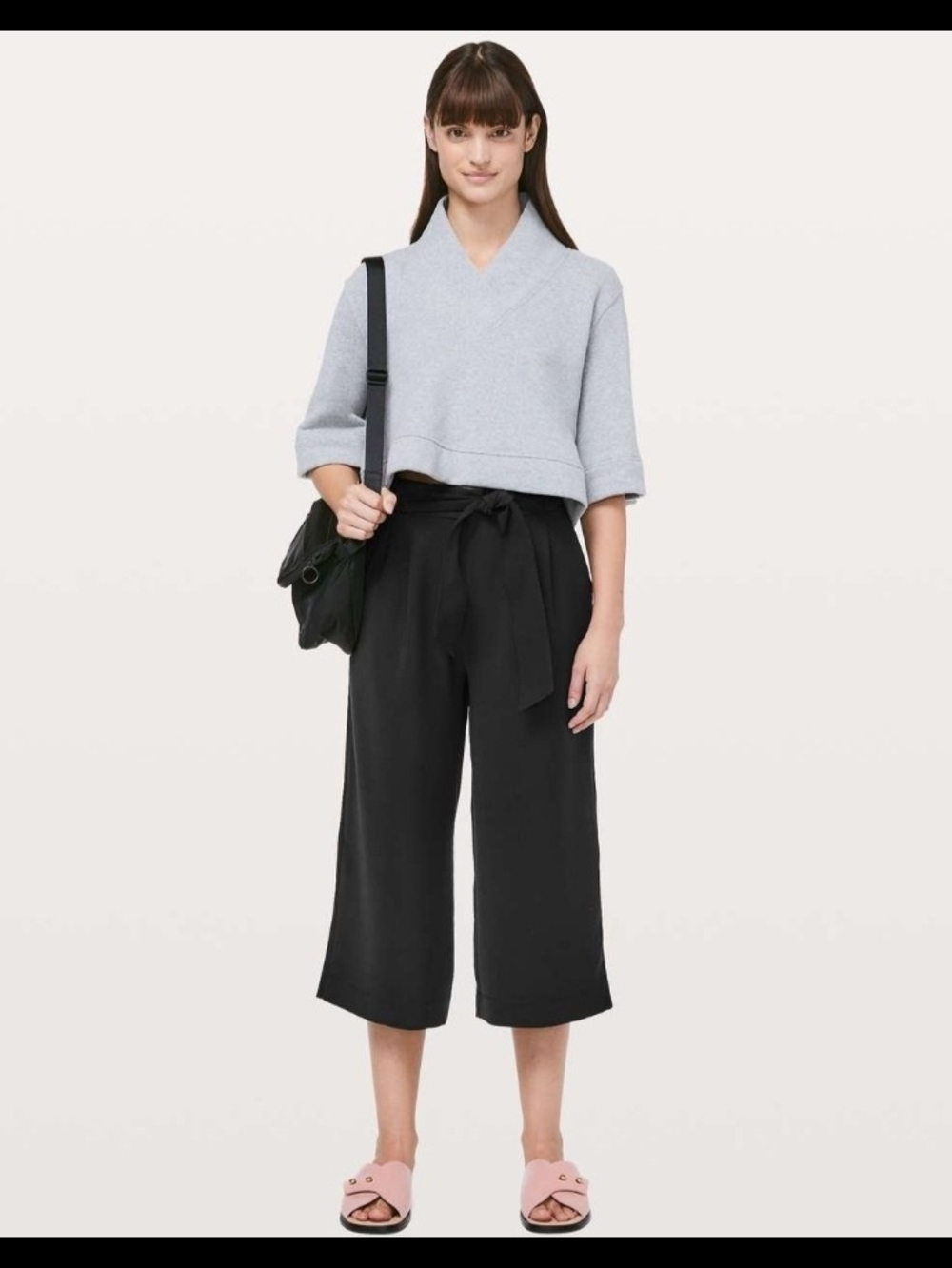 Lululemon Noir Crop Black size 10